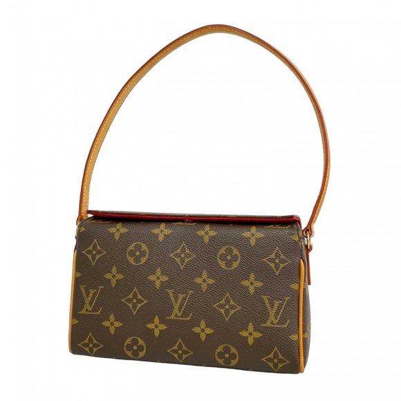 Louis Vuitton Monogram Recital Handbag M51900 Brown Women's - Picture 1 of 9